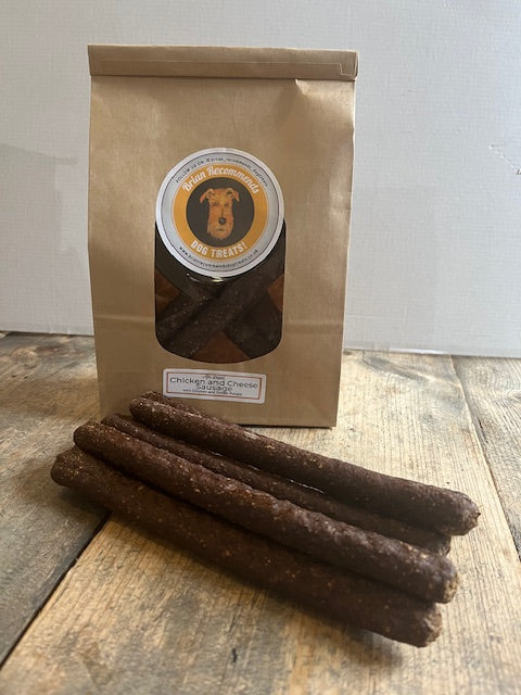 Chicken and Cheese Sausage - Brian Recommends Dog Treats