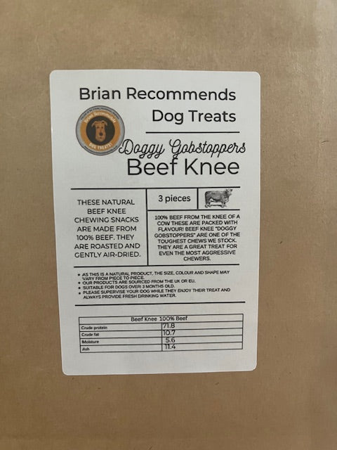 Doggy Gobstoppers (Beef Knee) - Brian Recommends Dog Treats