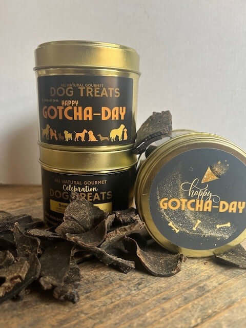 Gotcha Day Celebration Tin - Brian Recommends Dog Treats