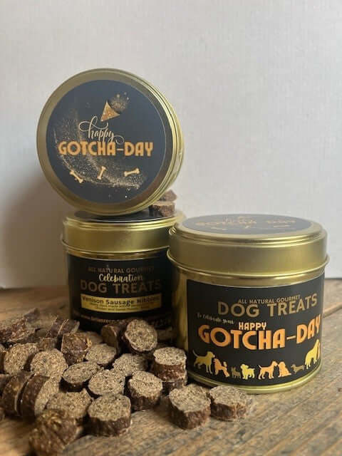 Gotcha Day Celebration Tin - Brian Recommends Dog Treats