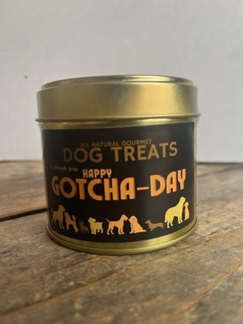 Gotcha Day Celebration Tin - Brian Recommends Dog Treats