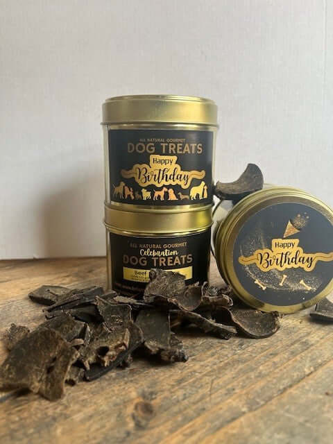 Happy Birthday Celebration Tin - Brian Recommends Dog Treats