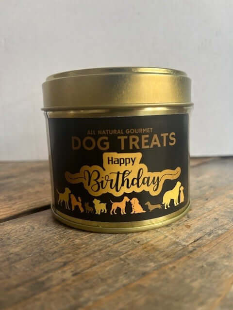 Happy Birthday Celebration Tin - Brian Recommends Dog Treats