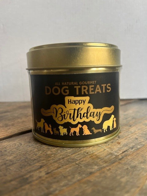 Happy Birthday Celebration Tin - Brian Recommends Dog Treats