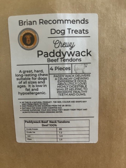Paddywack - Brian Recommends Dog Treats