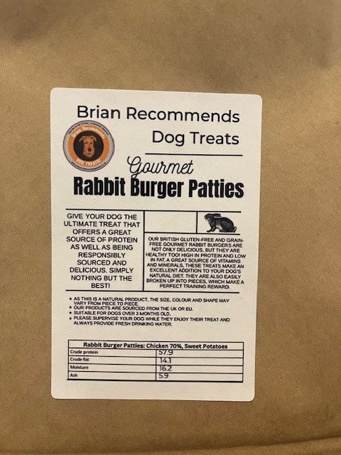 Rabbit Burger Back Label