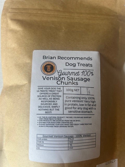 Venison 100% Ingredients