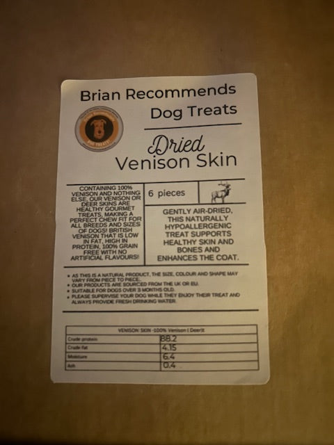 Venison Skin - Brian Recommends Dog Treats